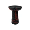 Чаша для кальяну Gusto Bowls - Classic Phunnel Glaze Red-Black